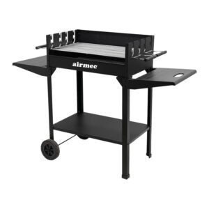 BARBACOA DE CARBON SERIE TAIGA AIRMEC 120.8X87X48 CM