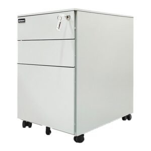 CAJONERA DE OFICINA BLANCA 3 GAVETAS AIRMEC 60X39X50 CM