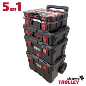 CARRO MODULAR PARA HERRAMIENTAS PAMACON 5 CAJAS APILABLES