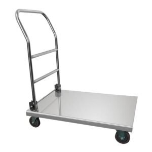 CARRO TRANSPORTE INOX LARRYHOUSE 45X72X85 CM