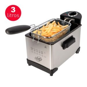 FREIDORA INOX LARRYHOUSE 3 LITROS 2.000W