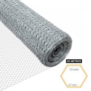 MALLA GALLINERO HEXAGONAL DONNA GARDEN 13X0.7MM 1X50M