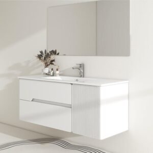 MUEBLE BAÑO BLANCO SERIE DANTE BENOTTI 120X46X50 CM