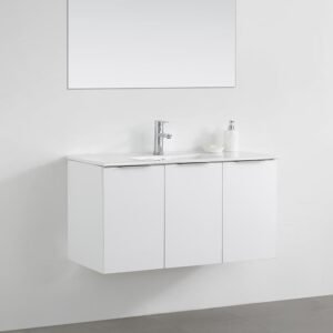 MUEBLE BAÑO BLANCO SERIE VENUS 100X46X55CM BENOTTI