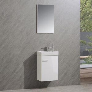 MUEBLE BAÑO SERIE BUGANVILLA GABINETE 40X60X22CM ESPEJO 40X60X2CM BENOTTI