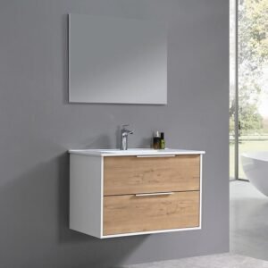 MUEBLE DE BAÑO SUSPENDIDO SERIE LARISA BENOTTI 80X46X54 CM