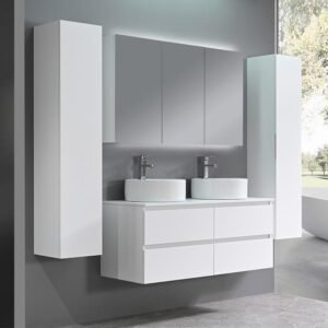 MUEBLE DE BAÑO SUSPENDIDO SERIE LINDA BENOTTI 120X47X64 CM