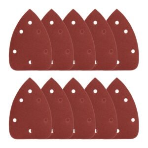 PACK 10 LIJAS TIPO MOUSE 140X100MM GR.120 AICER