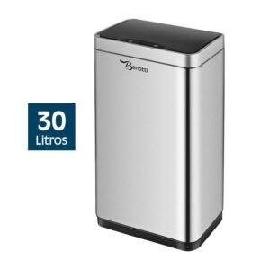 PAPELERA DE COCINA INOX AUTOMATICA BENOTTI 30 LITROS