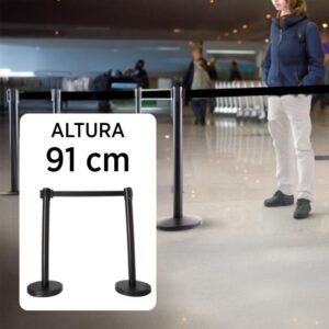 POSTE SEPARADOR CINTA EXTENSIBLE PAMACON 2 M