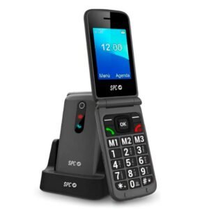 TELÉFONO MOVIL STELLA 3 PARA PERSONAS MAYORES NEGRO SPC